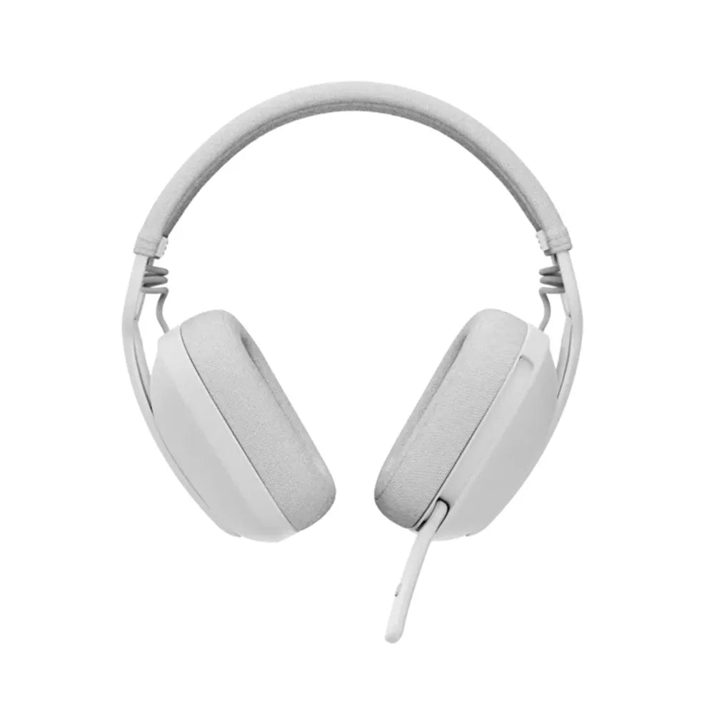 Headset Gamer sem fio Logitech Zone Vibe 100 Bluetooth branco-981-001218