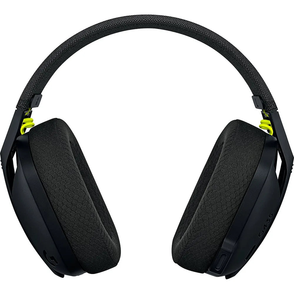Headset Gamer Logitech G435 Sem Fio Bluetooth USB Black-981-001049