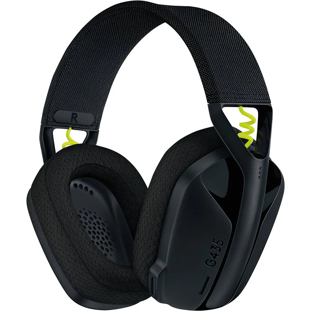 Headset Gamer Logitech G435 Sem Fio Bluetooth USB Black-981-001049