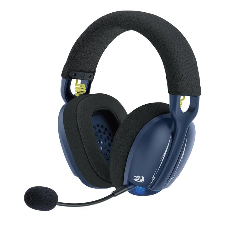 Headset Gamer Redragon H878, 2,4 GHz sem fio, Azul